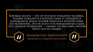 Цитаты | Хорошая жизнь | Мальцев О.В | "Введение в судьбопсихологию" | #281