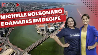 MICHELLE BOLSONARO e DAMARES participam do ato "Mulheres com Bolsonaro" no RECIFE