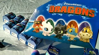 DreamWorks Dragons! NEW Mini HTTYD Dragons in Eggs with Pack Codes!