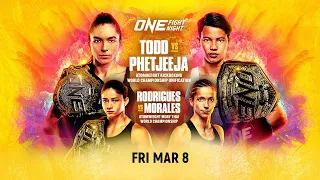 🔴 [Live In HD] ONE Fight Night 20: Todd vs. Phetjeeja