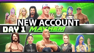 New Account 2021 Day 1 : WWE Mayhem Live (check desc)