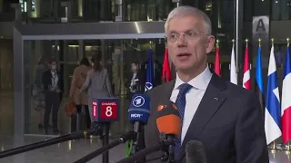 NATO foreign ministers comment as they head into Brussels meeting