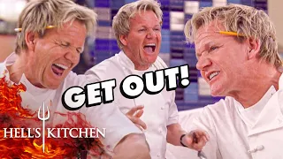 Every Time Chef Ramsay Kicks A Chef Out Of The Kitchen In Season 10 | Hell’s Kitchen