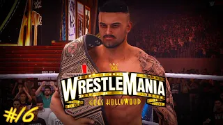 WWE 2K24 : Auf Rille zum Titel #16 - DER SCHWERSTE WRESTLEMANIA KAMPF !! 😱🔥