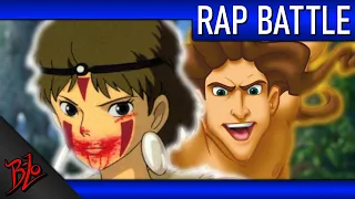 Princess Mononoke Vs Tarzan - A Rap Battle by B-Lo (ft. Lune VA)