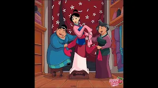 Happy Colour - Colour by Number. Disney Princess Mulan Getting Ready To See The Matchmaker 👘🥿💄💍☯🎎🐲⛩️