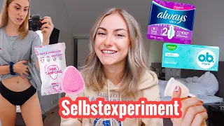 Ich teste ALLE Periodenprodukte! - Selbstexperiment 🍓/NicoleDon