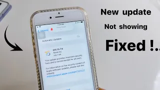 New update not showing in iPhone 7 - Fixed || IOS 15.7.6 update not showing in iPhones solved