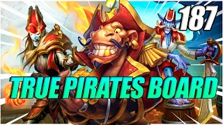 TRUE PIRATES BOARD | Hearthstone Battlegrounds funny moments №187