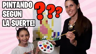 PINTANDO Según La SUERTE | Reto de dibujo y pintura | Marti Aragon