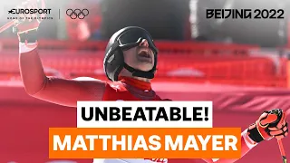 He's done it! Matthias Mayer wins historic third Olympic gold in Super-G | 2022 Winter Olympics
