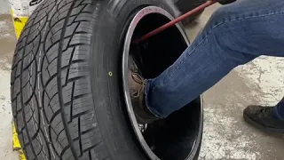 Stretching a Tire with the 9L Bead Bazooka