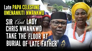 Sir & Lady Chris Nwankwo Take the Floor at Burial of their Late Father. Ivite Umueri Awka, 3 May'24