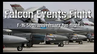 FalconEvent F-16 50th years anniversary Flight Falcon BMS 4.37U3-3