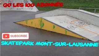 Skatepark du Mont-sur-Lausanne (go les 100 abonnés)