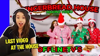 Pokimane Reacts to OFFLINETV GINGERBREAD HOUSE BUILDING CONTEST!!