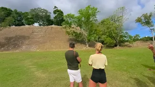 Altun Ha Maya ruins (about 30 miles North of Belize City)