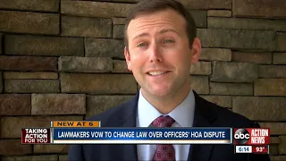 State leaders push for change after HOA tells Clearwater officer to move cruiser from driveway