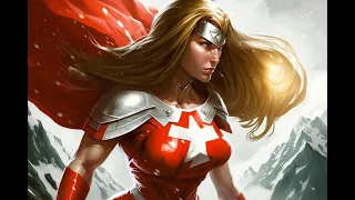 Countries as female Superheroes - | Created with AI - MidJourney