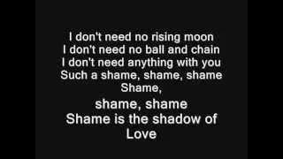 Pj Harvey Shame - Lyrics