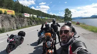 MOTORCYCLE RIDE NORWAY - LANG TUR MED GUTTA -