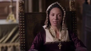 Thomas Cromwell meets Katherine of Aragon and Princess Mary - "Wolf Hall"