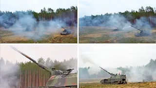 German Army's PzH 2000 in Action: Watch NATO Battlegroup Live-Fire Drills!