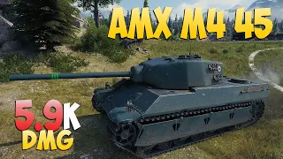 AMX M4 45 - 8 Kills 5.9K DMG - Destruction! - World Of Tanks