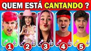 🔊Adivinhe Quem está CANTANDO? 🎶🎤💃 Batalha de Rima dos Youtubers | Emilly Vick | Enaldinho | Quiz SUN