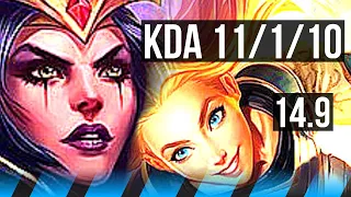 LEBLANC vs LUX (MID) | 11/1/10, Legendary, Rank 13 LeBlanc | TR Grandmaster | 14.9