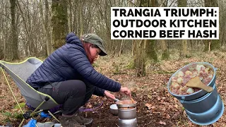 TRANGIA TRIUMPH | OUTDOOR KITCHEN | FOOD SERIES VLOG 1 | CORNED BEEF HASH