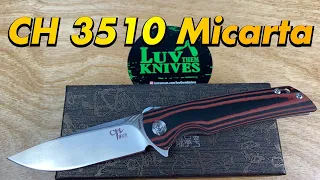 CH 3510 Micarta / includes disassembly/ super fidget friendly inexpensive EDC !!