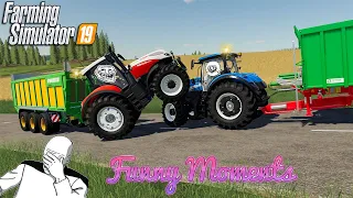 Funny Moments & Crash Compilation - Farming Simulator 19 Multiplayer #4