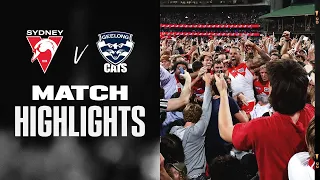 Buddy reaches 1000 goals | Sydney Swans v Geelong Cats Highlights | Round 2, 2022 | AFL