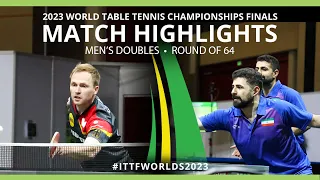 Duda/Qiu vs Alamian/Alamiyan | MD R64 | 2023 ITTF World Table Tennis Championships Finals