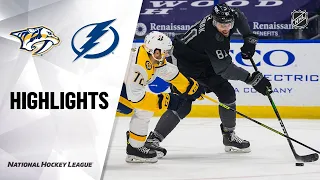 Predators @ Lightning 3/13/21 | NHL Highlights