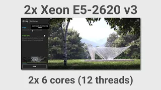 Dual Intel Xeon E5-2620 v3 - V-Ray performance