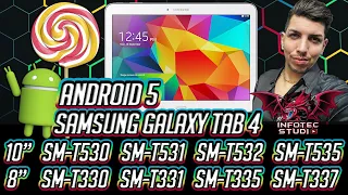 Atualizar  Samsung  Galaxy Tab 4 do Android 4 Para o Android 5 Todos os Modelos - AULA DETALHADA