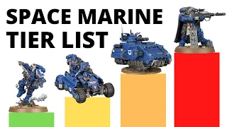 Space Marines Unit Tier List in Warhammer 40K 10th Edition Codex - Strongest + Weakest Datasheets