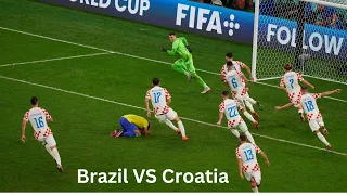 Brazil vs Croatia FIFA world cup 2022 match short clip
