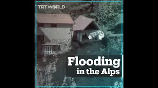 Severe flooding in the French Alps