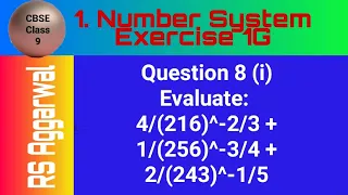 Evaluate: 4/(216)^-2/3 + 1/(256)^-3/4 + 2/(243)^-1/5