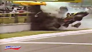 Philippe Alliot Big Crash 1988 F1 Mexico Qualify