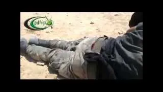 FSA Fighter Gets Shot In The Ass When Preparing To Hit Tank