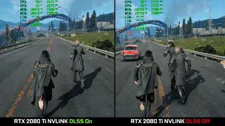 Final Fantasy XV DLSS ON vs OFF - RTX 2080Ti NVLINK 4K