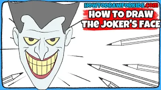 How to draw the Joker's Face