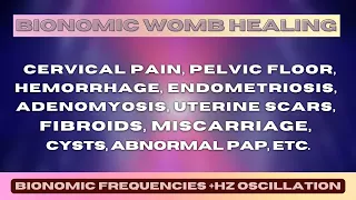 WOMB HEALING & REPAIR ✔ UTERUS CLEANSE ✔ PELVIC PAIN ✔ UTERINE SCARS ✔ CYST ✔ ABNORMAL PAP ✔