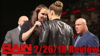 WWE RAW 2/26/18 Review || Roman Reigns Shoots, Cena Going to SDLive, & More