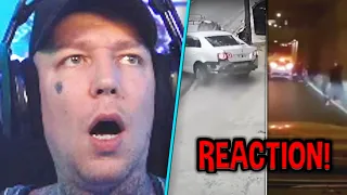 Er wird fast ÜBERFALLEN!😳 Monte REAGIERT auf CAR CRASHES 😬 MontanaBlack Reaktion