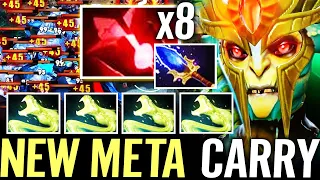 🔥 MEDUSA Bloodstone NEW META !!? 75% Spell Lifesteal + Aghanim 8x Bounce Mystic Carry Dota 2 Pro